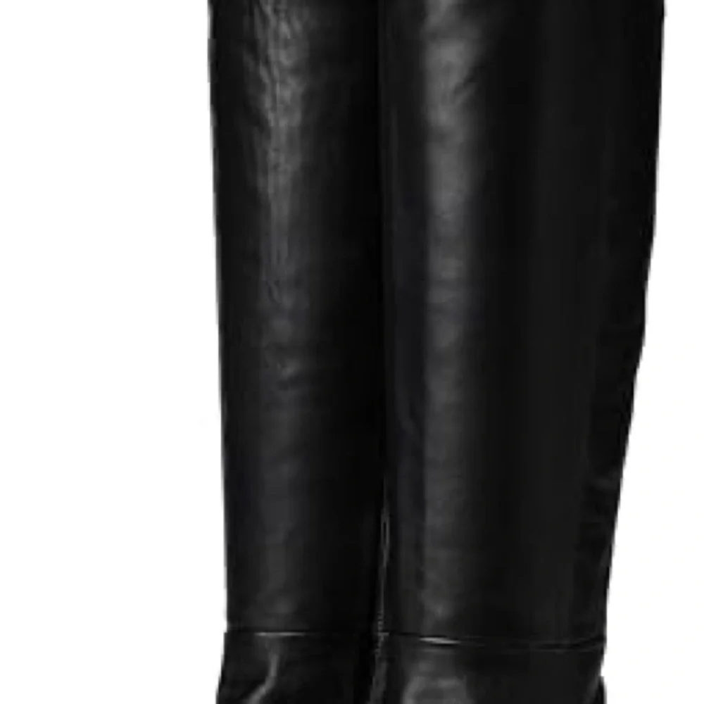Circus by Sam Edelman Black Platform Knee High Boots Block Heel Size 8.5